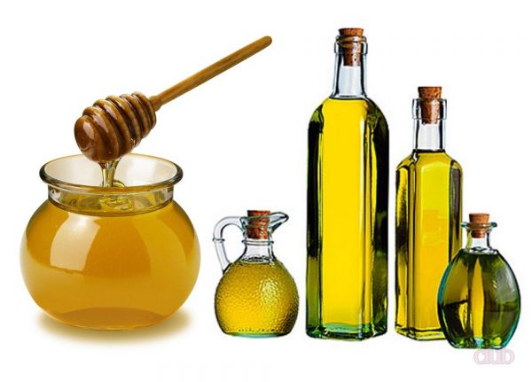 Мёд и оливковое масло