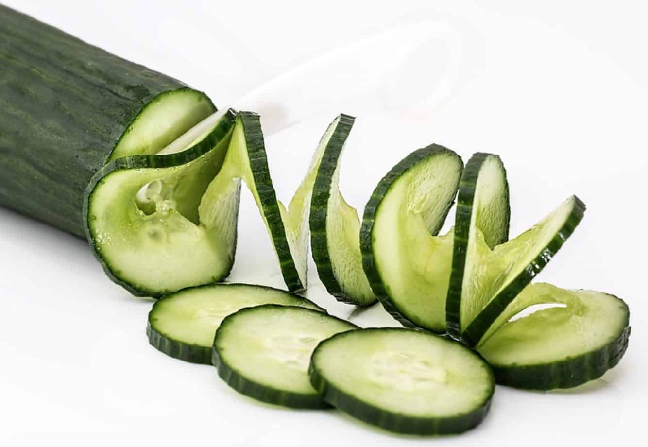 Can dogs eat cucumber skin? No, unless they are cut up into small thin slices.