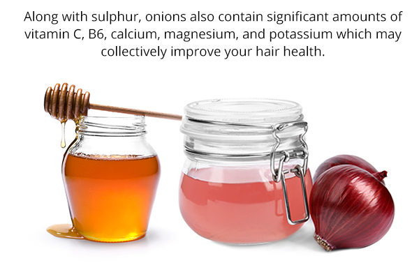 onion and honey for hair growth