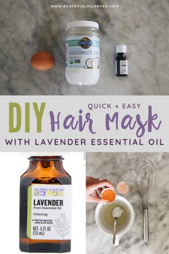 DIY essential oils hair mask recipe