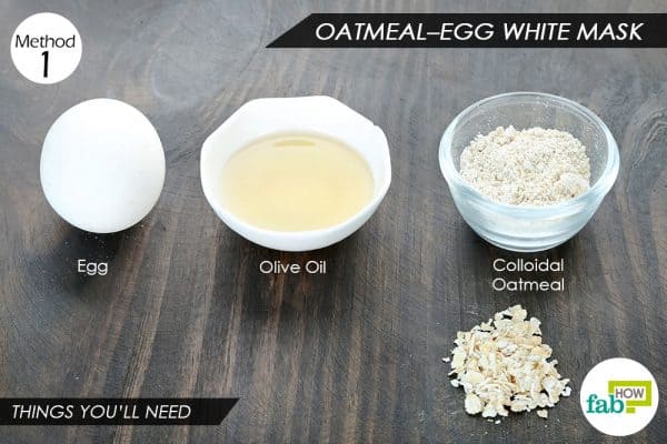 things you ll need to make oatmeal face mask for rashes and allergies