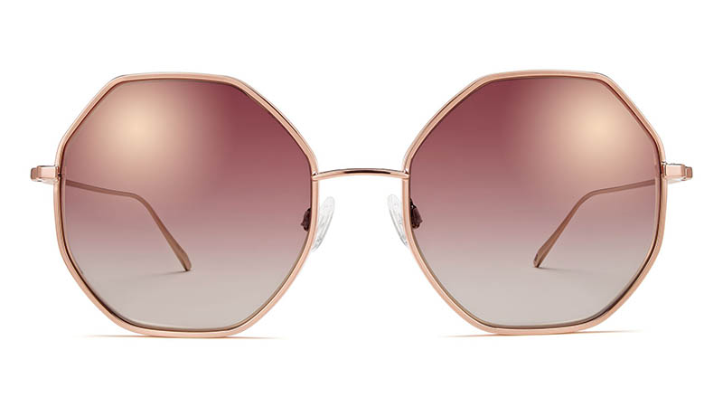 Warby Parker Agnes Sunglasses in Rose Gold $195