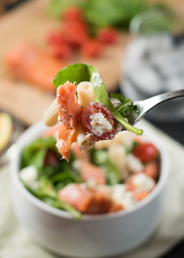 Smoked Salmon Salad- a delicious and easy lunch or light dinner #glutenfree 