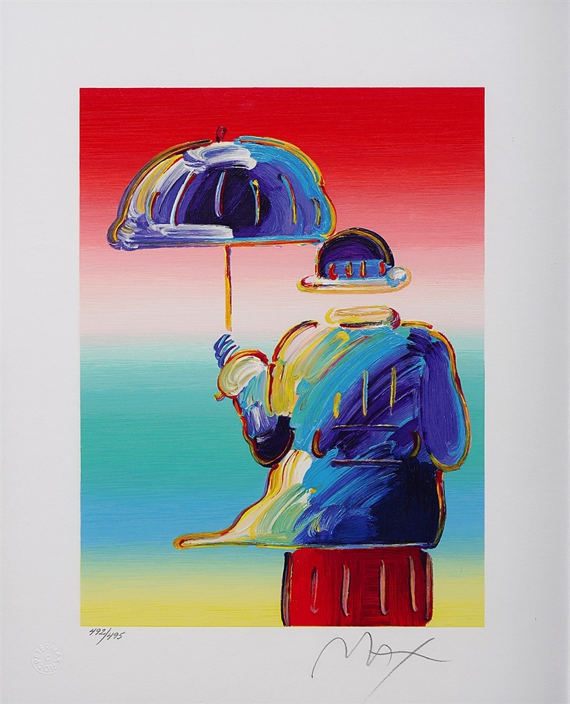 "Umbrella Man" (2016), Peter Max